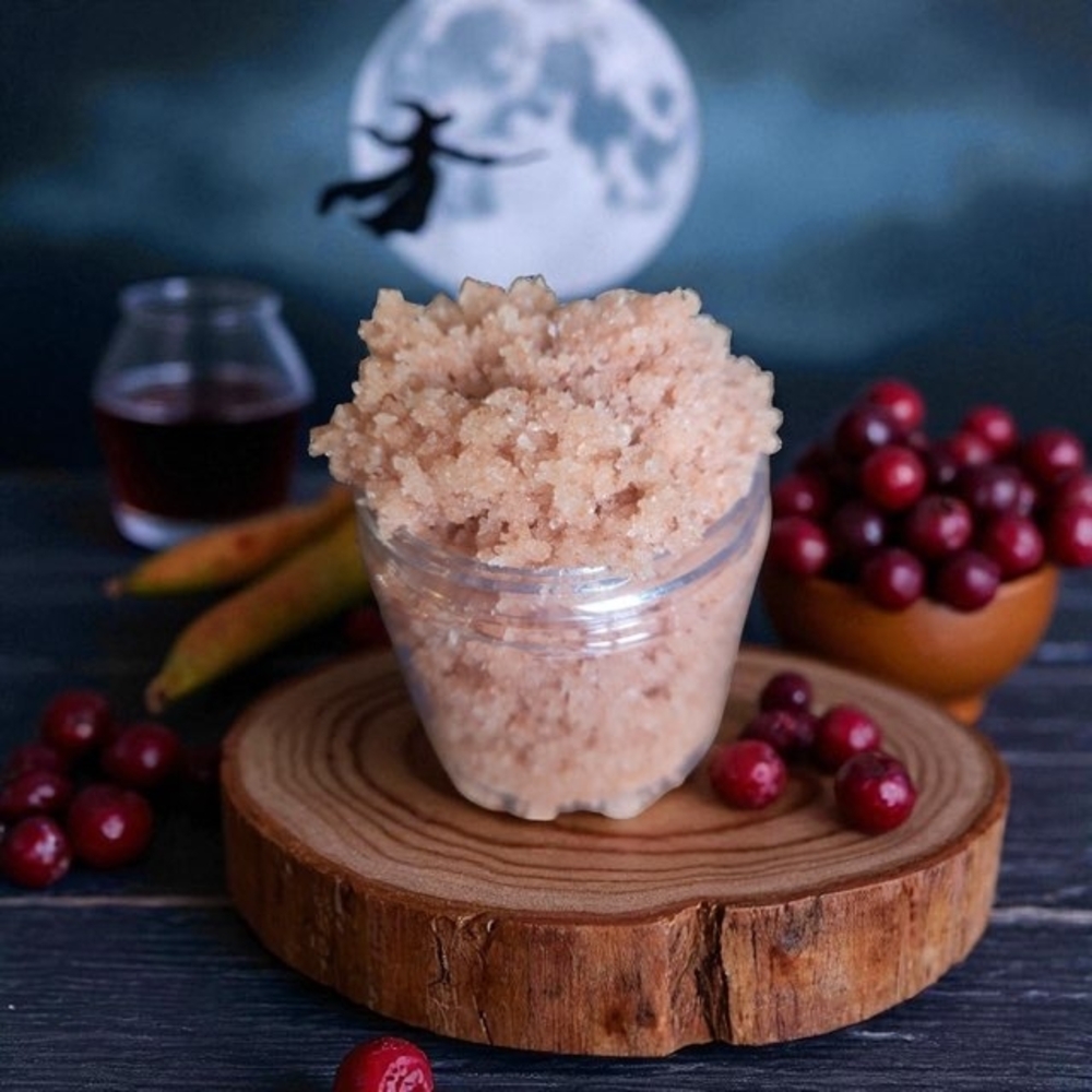 Witches Wine Pink Himalayan Luxurious Salt Exfoliating Scrub Orchid & Vine